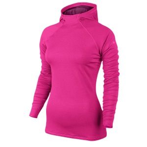 Nike Pro Hyperwarm Dri Fit Max Hoodie   Womens   Training   Clothing   Raspberry Red/Pink Foil/Pink Foil