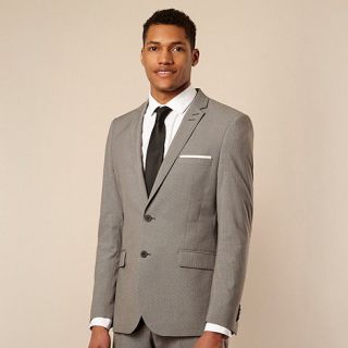 Red Herring Red Line Light grey puppytooth tailored suit jacket