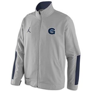 Jordan College On Court Game Jacket   Mens   Basketball   Clothing   Georgetown Hoyas   Grey