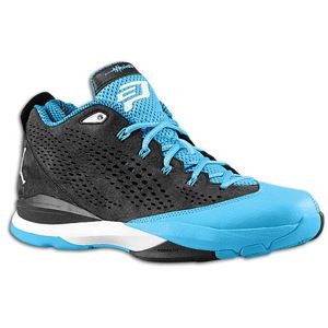 Jordan CP3.VII   Mens   Basketball   Shoes   Black/White/Dark Powder Blue/Polarized Blue