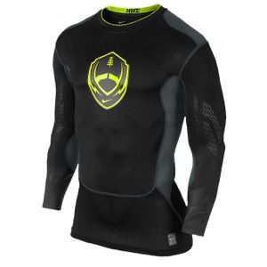 Nike Pro Combat Hypercool 2.0 Long Sleeve Top   Mens   Football   Clothing   Black/Anthracite
