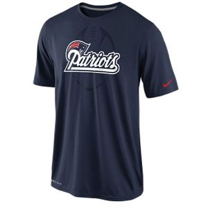Nike NFL Dri Fit Legend Football T Shirt   Mens   Football   Clothing   New England Patriots   College Navy