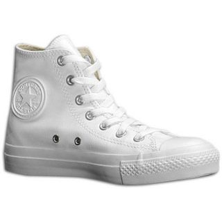 Converse All Star Leather Hi   Mens   Basketball   Shoes   White/Monochrome