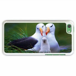 Diy Apple Iphone 5C Animal Cute Of Wife Present White Case Cover For Everyone Cell Phones & Accessories