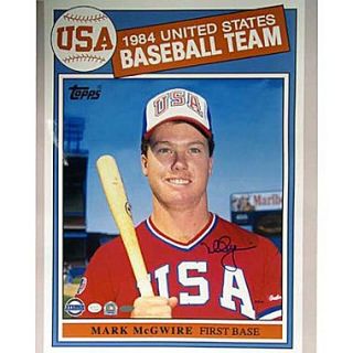Steiner Sports Mark McGwire Topps USA Baseball Card Photograph