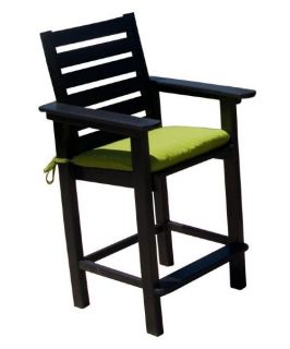 POLYWOOD® Recycled Plastic Captain Counter Stool   Outdoor Bar Stools