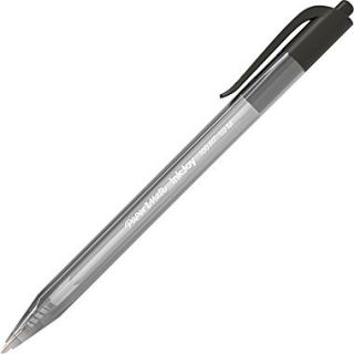 Paper Mate InkJoy™ 100 Ballpoint Retractable Pens, Medium, Black, Dozen