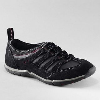 Lands End Black womens everyday oxford shoes