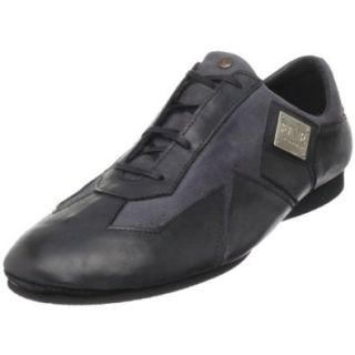FIVE by Rio Ferdinand Men's Ross Oxford,Black/Grey,47 M EU / 14 D(M) US Shoes