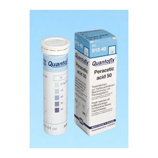 SEOH Indicator to Detect Peracetic acid 50 ppm Quantofix 100 Analytical Strips Ph Test Strips