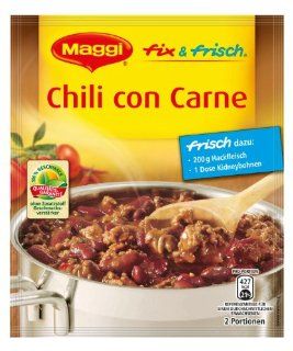 Maggi Fix Chili Con Carne 45g German  Chili Soups  Grocery & Gourmet Food