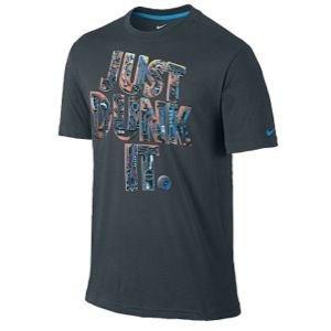 Nike Circuit JDI T Shirt   Mens   Basketball   Clothing   Anthracite/Light Photo Blue