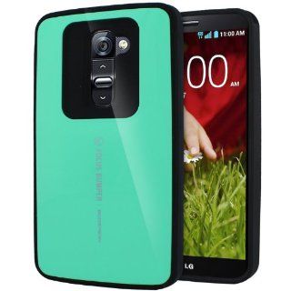 [Mint] Mercury Goospery LG G2 Case [Focus Bumper] Premium Dual Layered Rugged Anti Shock Protection   [Except Verizon] AT&T, Sprint, T Mobile, International, and Unlocked   LG Optimus G2 D802 2013 Model Cell Phones & Accessories