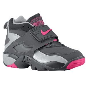 Nike Air Diamond Turf 2   Girls Grade School   Training   Shoes   Dark Grey/Pink Foil/Wolf Grey/Black