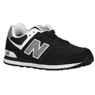 New Balance 574   Boys Grade School   Running   Shoes   Black/White