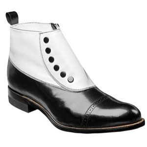 Stacy Adams Madison Cap Toe Demi Boot   Mens   Casual   Shoes   Black/White