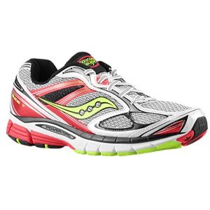 Saucony Guide 7   Mens   Running   Shoes   White/Red/Citron