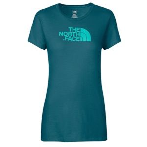 The North Face Half Dome S/S T Shirt   Womens   Casual   Clothing   Prussian Blue/Borealis Blue
