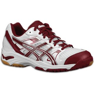 ASICS Gel 1140V   Womens   Volleyball   Shoes   White/Cardinal/Silver