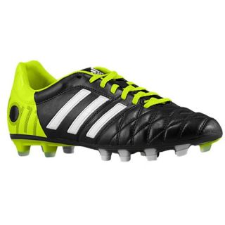 adidas 11Pro TRX FG   Mens   Soccer   Shoes   Black/Running White/Solar Slime