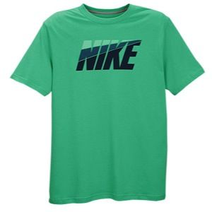 Nike Futura Vintage S/S T Shirt   Mens   Casual   Clothing   Gamma Green/Dk Grey Heather/Armory Navy
