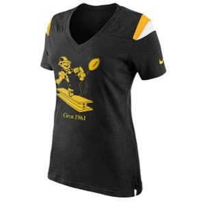 Nike NFL Fan Top   Womens   Football   Clothing   Pittsburgh Steelers   Black