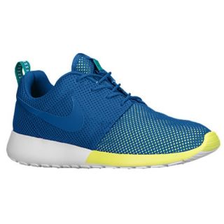 Nike Roshe Run   Mens   Running   Shoes   Military Blue/Turbo Green/White/Military Blue
