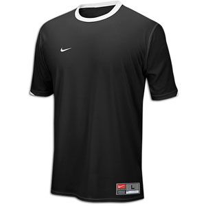 Nike Tiempo S/S Jersey   Mens   Soccer   Clothing   Black/White/White