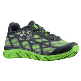 Under Armour Spine Vice   Mens   Running   Shoes   Charcoal/Hyper Green/Black/Silver