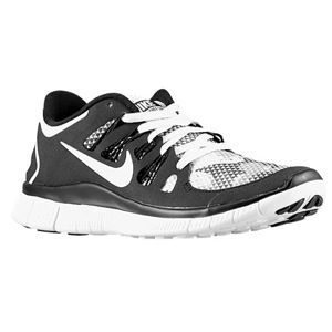 Nike Free 5.0+   Womens   Running   Shoes   White/Black