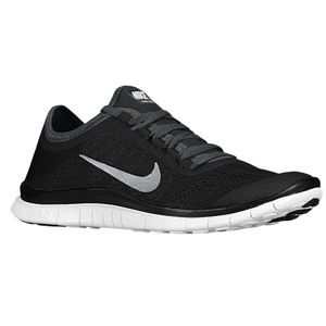 Nike Free 3.0 V5   Mens   Running   Shoes   Black/Metallic Silver/Anthracite