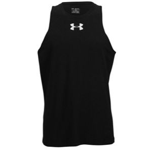 Under Armour Charged Cotton Jus Sayin Tank   Mens   Basketball   Clothing   Black/Charcoal/White