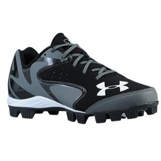 Under Armour Leadoff Low RM   Mens   Baseball   Shoes   Black/Charcoal