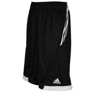 adidas All World Shorts   Mens   Basketball   Clothing   Black/White/White