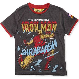 FABRIC FLAVOURS   Iron Man t shirt 3 8 years