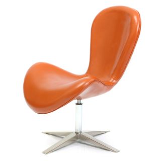 Best Selling Home Decor Modern Orange PU Chair   Accent Chairs