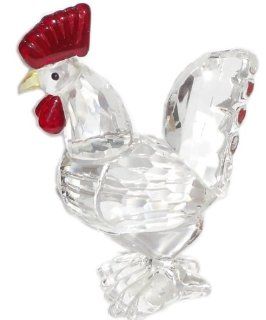 Fifth Avenue Crystal Reflections Rooster Figurine   Collectible Figurines