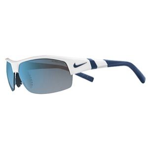 Nike Show X2 Sunglasses   Baseball   Accessories   White/Obsidian/Grey Blue Flash/Orange Blaze Lens