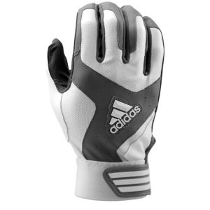 adidas Wheelhouse Batting Gloves   Adult   Baseball   Sport Equipment   White/Grey