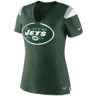 Nike NFL Replica V Neck T Shirt   Womens   Football   Clothing   New York Jets   Fir