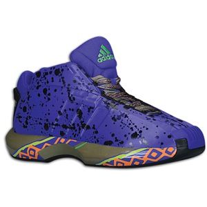 adidas Crazy 1   Mens   Basketball   Shoes   Blast Purple/Black/Vivid Green