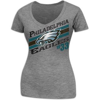 NFL Victory Play T Shirt   Womens   Football   Clothing   Philadelphia Eagles   Charcoal