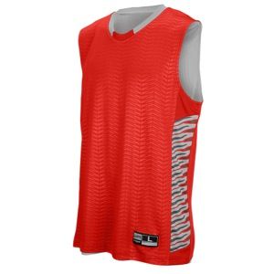  EVAPOR Elevate Team Jersey   Mens   Basketball   Clothing   Scarlet/Charcoal/Silver