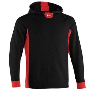 Under Armour Team Signature Storm Hoody   Mens   For All Sports   Clothing   Black/Red/White