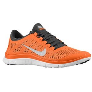 Nike Free 3.0 V5   Mens   Running   Shoes   Urban Orange/Charred Grey
