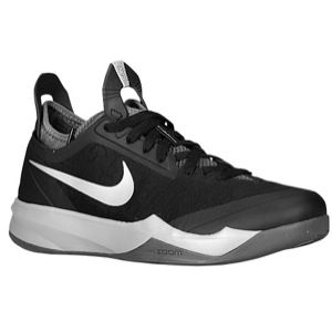 Nike Zoom Crusader   Mens   Basketball   Shoes   Black/Dark Grey/Metallic Silver