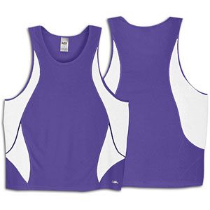  2 Color Running Singlet   Mens   Running   Clothing   Purple/White