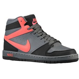Nike Prestige IV High   Mens   Basketball   Shoes   Dark Grey/Atomic Red/Black