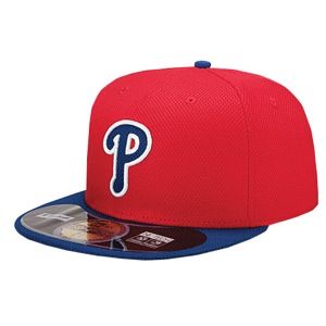 New Era MLB 59Fifty Diamond Era BP Cap   Mens   Baseball   Accessories   Philadelphia Phillies   Red/Navy