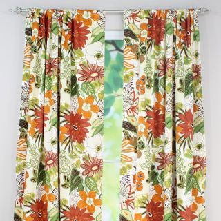 Chooty and Co Lilith Marigold Rod Pocket Curtain Panel   Curtains